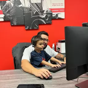 Could we be looking at a future team member of the #JoseVelezStateFarmAgent office!