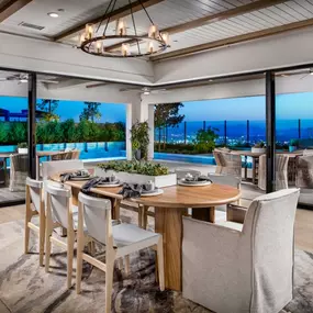 Casual dining areas perfect for friends and family
