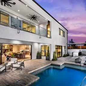 Beautiful outdoor spaces and second floor balconies