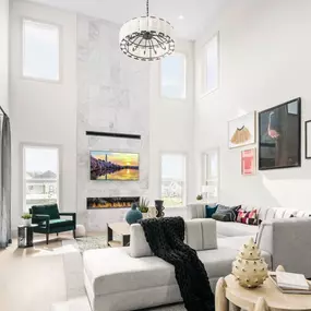 Expansive open-concept living spaces, ideal for entertaining