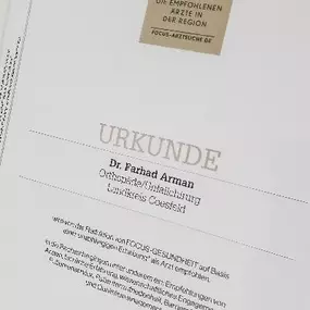 Bild von Dr. med. Farhad Arman Orthopaedia Duesseldorf