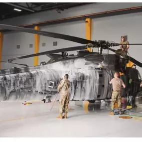 Aircraft maintenance with Vermont Army National Guard