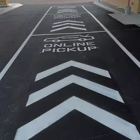 Keep things clear with directional arrows from Preferred Striping LLC. Call now to improve your traffic management!