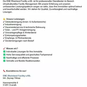 Bild von ENE Rheinland Facility e.Kfr.