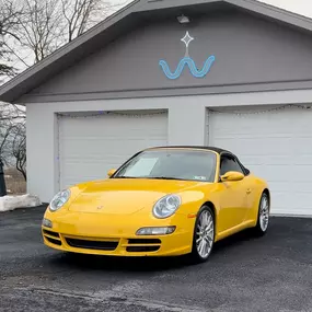High-gloss perfection. A Porsche Carrera detailed to showroom shine at Wave Detail Co. in Montoursville, PA — your local experts in ceramic coatings and exterior auto care.