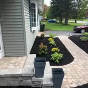 Beautiful patio and landscape design by JCrew Landscaping. Servicing Rush, Chili, Brighton, Greece, Victor, Webster, Fairport, Penfield, Henrietta, West Henrietta, Pittsford, Canandaigua, Honeoye Falls and surrounding towns in Monroe County, NY