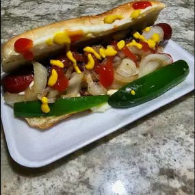 mexican Hot dog-Maury's Hot Dogs