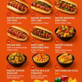 menu-Maury's Hot Dogs