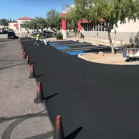 George Myers Asphalt - parking lot asphalt sealcoating in Phoenix Metropolitan Area