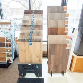 Transform your home with beautiful new flooring. Since 1963, locally owned Shore Flooring & Interiors has evolved to meet industry growth, offering a wide range of high-performance products such as carpeting, laminate flooring, vinyl flooring, vinyl plank flooring, custom-cut and room-sized area rugs, stair runners and carpet squares to meet every budget. They offer smart solutions for any residential or commercial space, whether that means an office building or a rental property, home to flip o