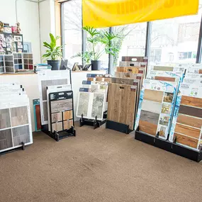Transform your home with beautiful new flooring. Since 1963, locally owned Shore Flooring & Interiors has evolved to meet industry growth, offering a wide range of high-performance products such as carpeting, laminate flooring, vinyl flooring, vinyl plank flooring, custom-cut and room-sized area rugs, stair runners and carpet squares to meet every budget. They offer smart solutions for any residential or commercial space, whether that means an office building or a rental property, home to flip o