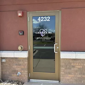 Front door of Create Inc. in Golden Valley MN.