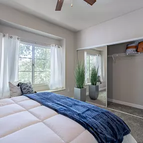 Bedroom With Closet