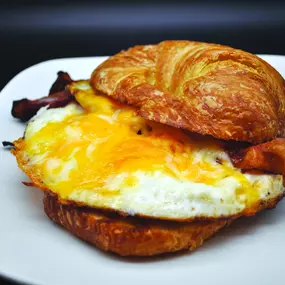 JBs Cafe Restaurant at Horseshoe Council Bluffs Breakfast Sandwich