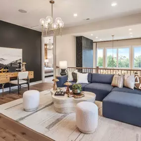 Spacious lofts for casual living