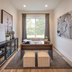 Secluded home office