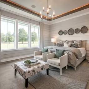 First-floor primary bedroom suites