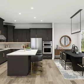 Open-concept living levels are perfect for entertaining