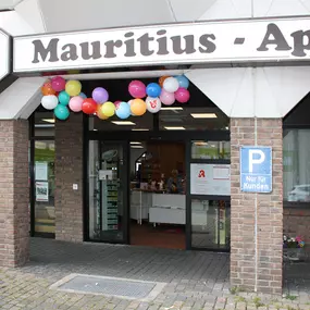 Aussenansicht der Mauritius-Apotheke
