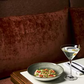 Club Room in Fidelity Hotel's dinner and a martini