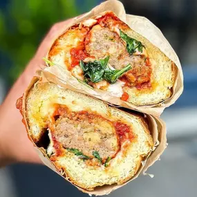 Turkey Meatball Sub on Fresh Bread in Gramercy Park at Sandwell