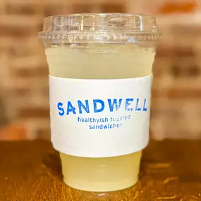 Homemade Just A Lil Sweet Ginger Lemonade at Sandwell at Gramercy Park