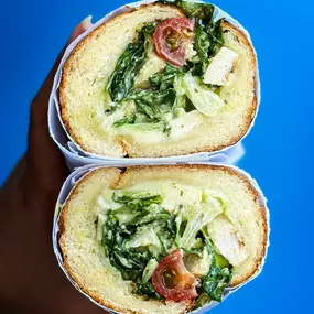Fresh Green Goddess Chicken Caesar Sandwich On Sandwell's Fresh Baked Bread in Gramercy Park