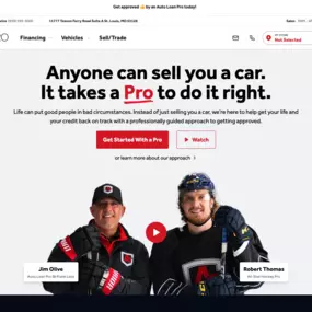 Custom Auto Financing Website