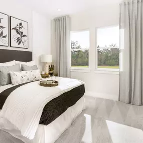 Spacious secondary bedrooms