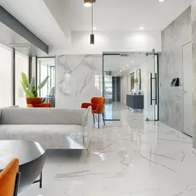 Lobby with couch