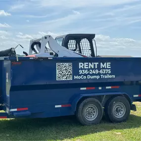 Dump Trailer and Skid Steer Rental Package