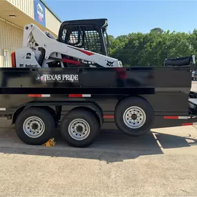 Dump Trailer and Skid Steer Rental Package
