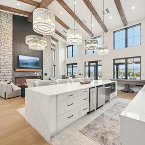 Community room and kitchen
