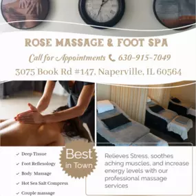 Massage is becoming more popular as people now understand the 
benefits of a regular massage session to their health and well-being.