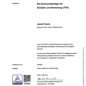 Bild von Kfz-Gutachter & Sachverständiger Jacek Frania