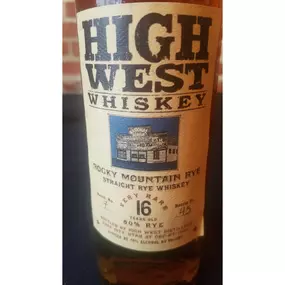 Unicorn alert: High West 16yr