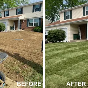 Along with tree removal and landscaping services, we can also help with your lawn. We worked with this homeowner last summer. Their old lawn was in bad condition and needed replaced. We removed the old grass and installed new sod. Does your lawn need some help? Call us for a free consultation.