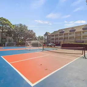 Outdoor tennis courts