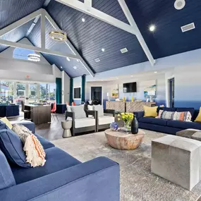 Clubhouse with lots of lounge seating