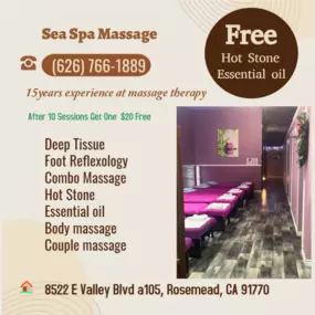 A traditional Swedish massage utilizing a system of techniques specially created to relax muscles by
applying pressure to increase oxygen flow through the body and release harmful toxins.