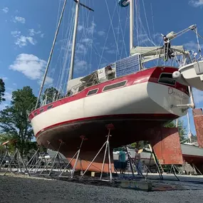Marine sandblasting services by Integra Media Blasting