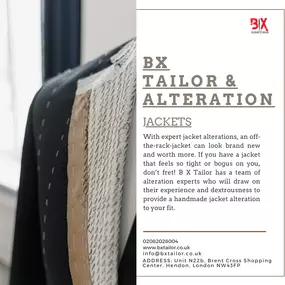 Bild von B X TAILOR & ALTERATION, Men & Women Suit Alterations