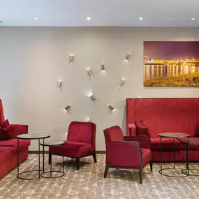 Seating area in the lobby