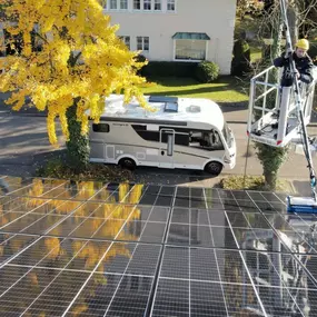 Solaranlage Reinigung