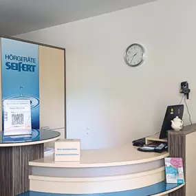 Empfangsbereich Hörgeräte Seifert München-Zentrum