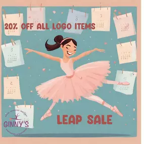 Let’s honor the Leap Year with a Leap Sale through February 29! All Logo items 20%off