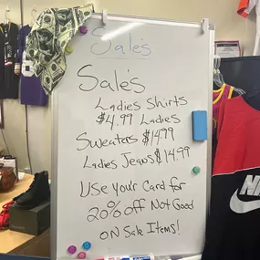 Specializing in hard-to-find sizes and exclusive brands.