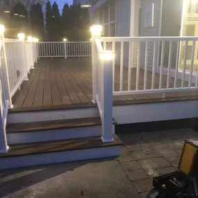 Deck Lighting Installation in Chicago Suburbs, IL