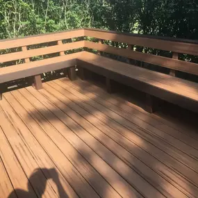 Decks with built-in Benches - Top Decking Contractors in Algonquin, IL