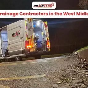 #1 Drainage Contractors in the West Midlands

Draintech Services (Midlands) Ltd stands as the leading name for expert drainage solutions across Birmingham, Coventry, Wolverhampton, and the wider West Midlands. With over 35 years of hands-on experience, we deliver high-quality drain repairs, CCTV drain surveys, and emergency drainage services for residential, commercial, and industrial clients.

Our fully trained engineers respond quickly to issues such as blocked drains, collapsed pipework, and 